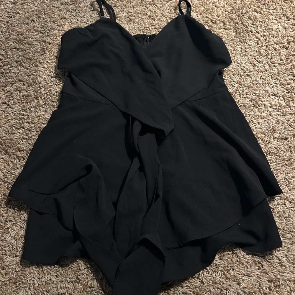 Elegant Black Sleeveless Dress
